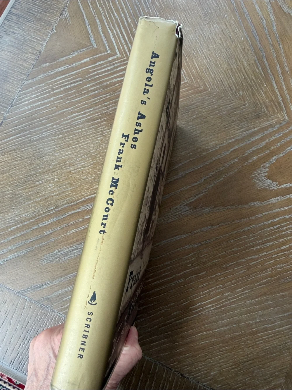 Angela's Ashes Hardcover Memoir - Cream & Brown